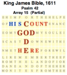Psalm 42, God Code here, His count, JPEG
